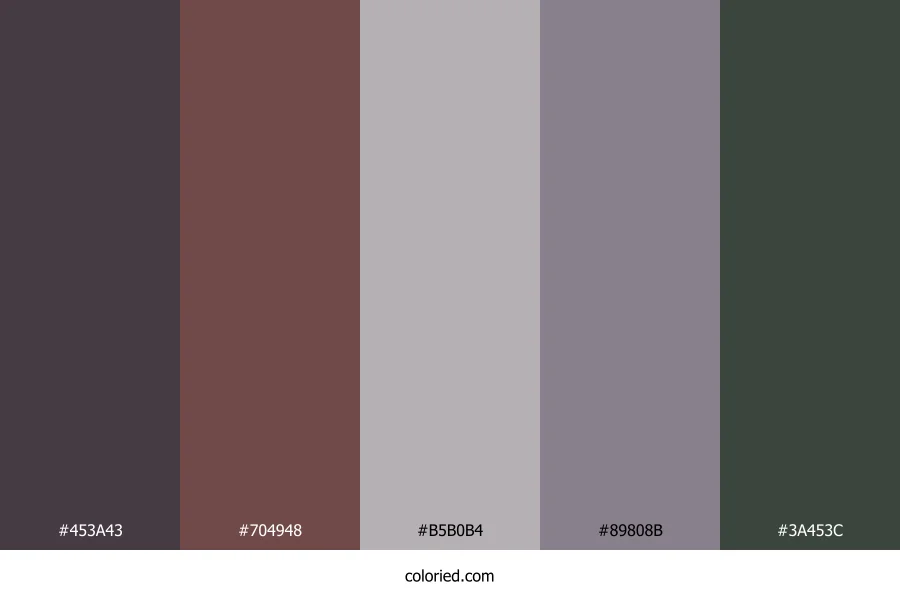 Dusky Rose Haze Color Palette