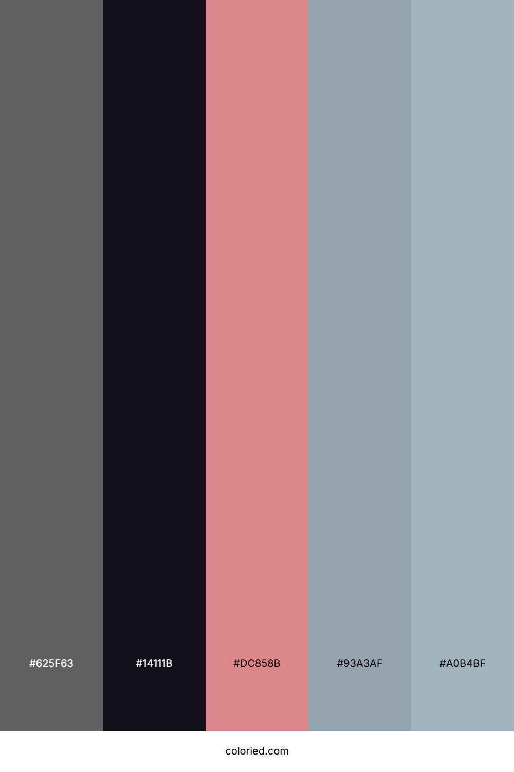 Dusky Rose Steel Palette