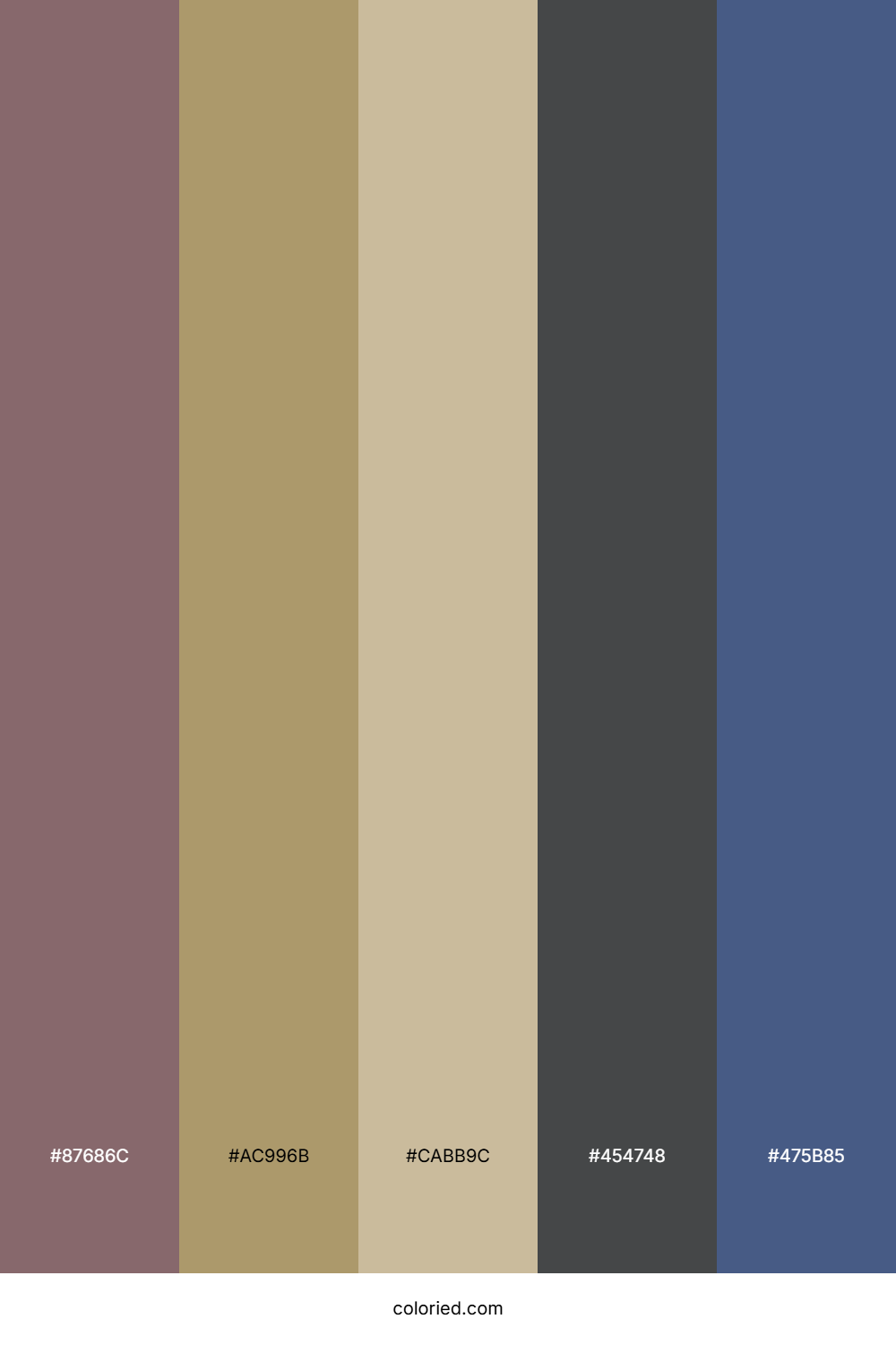 Dusky Rose Twilight Color Palette