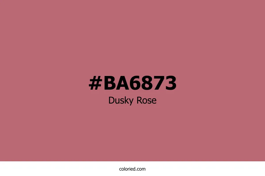 Dusky Rose Color