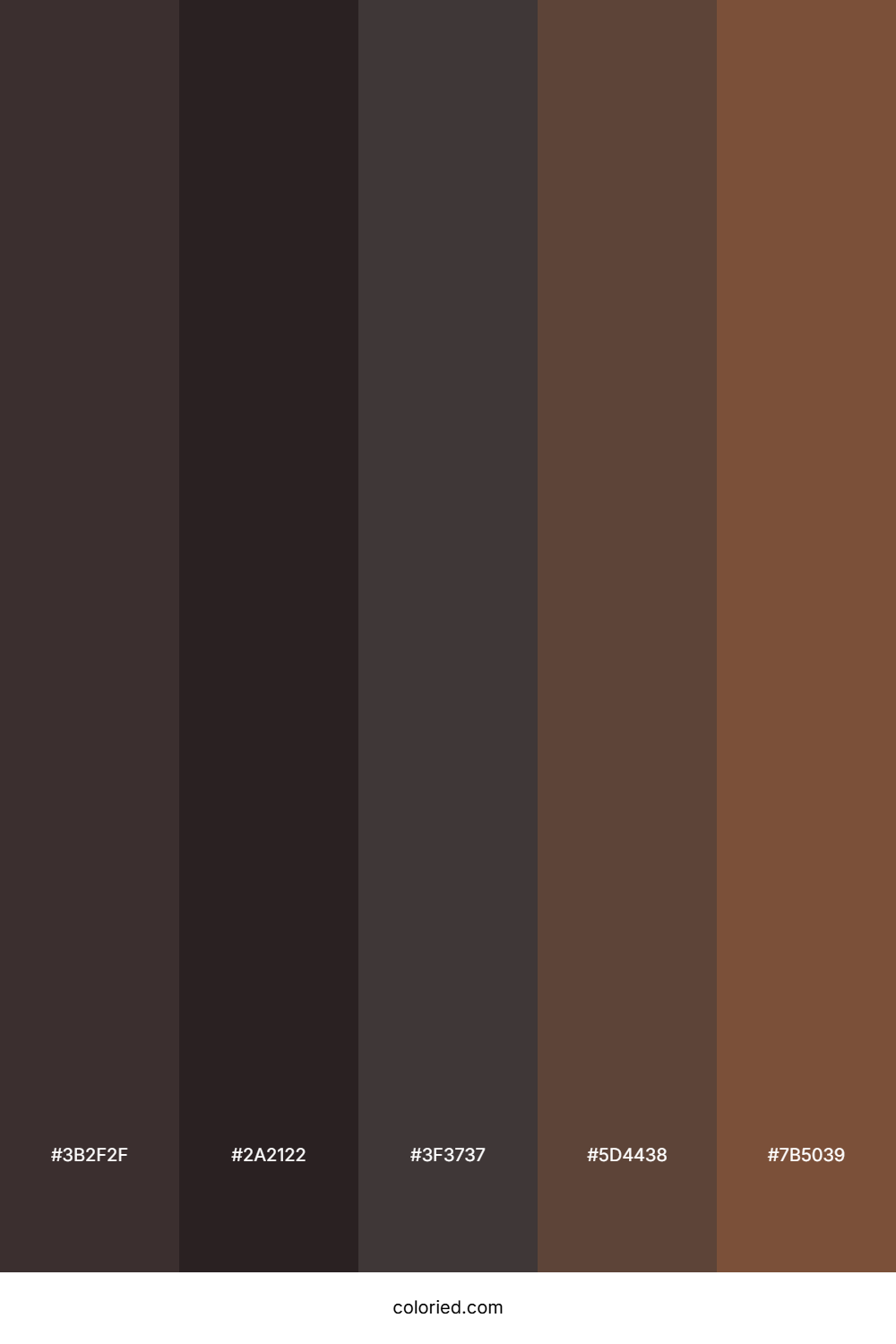 Dusky Sepia Color Palette