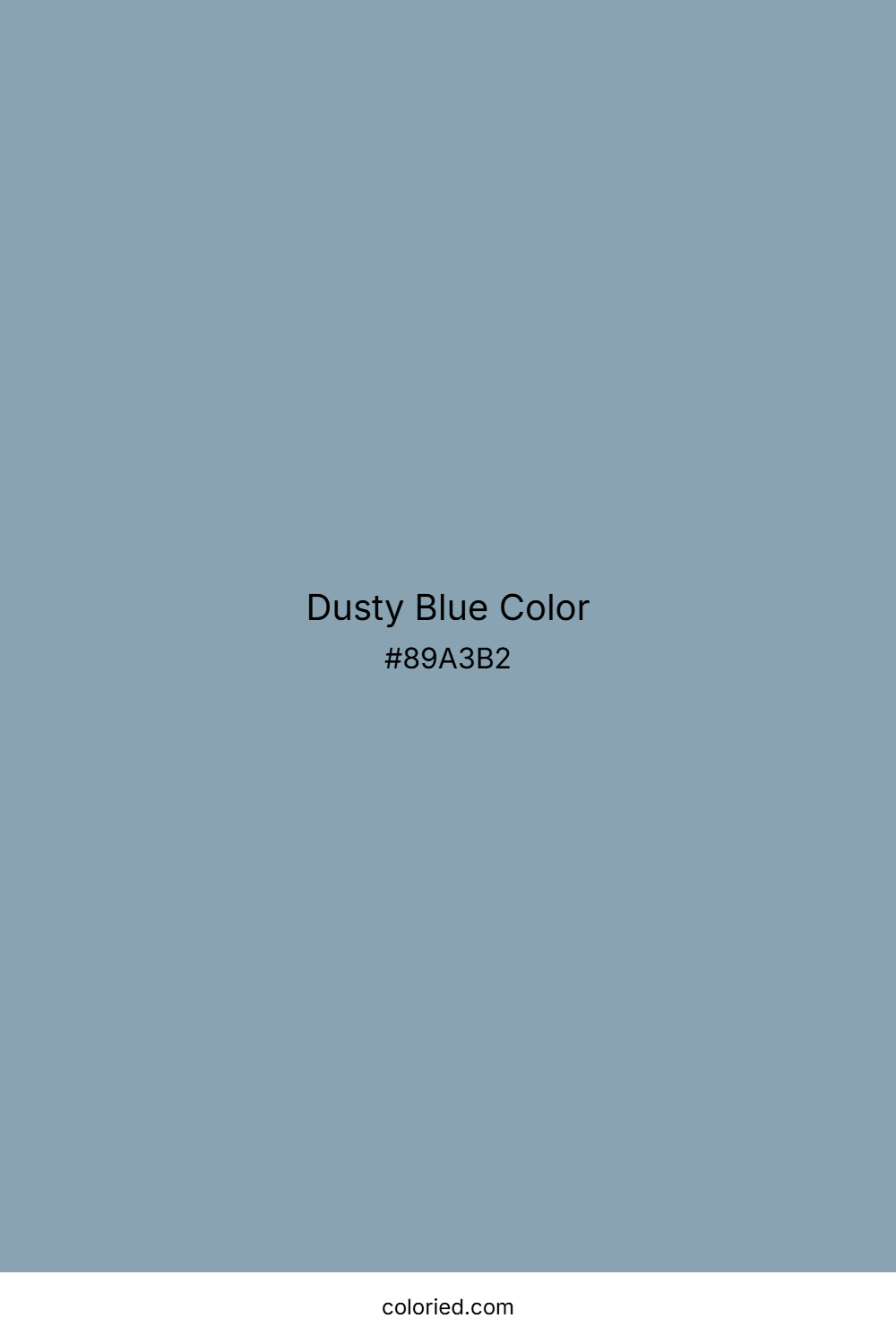 Dusty Blue Color