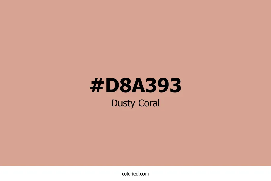 Dusty Coral Color Hex Code