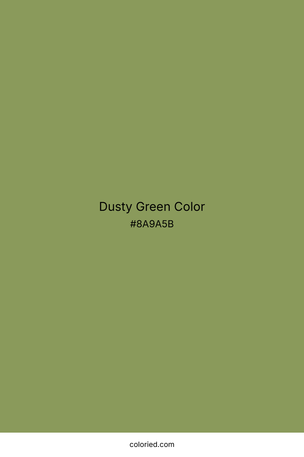 Dusty Green Color