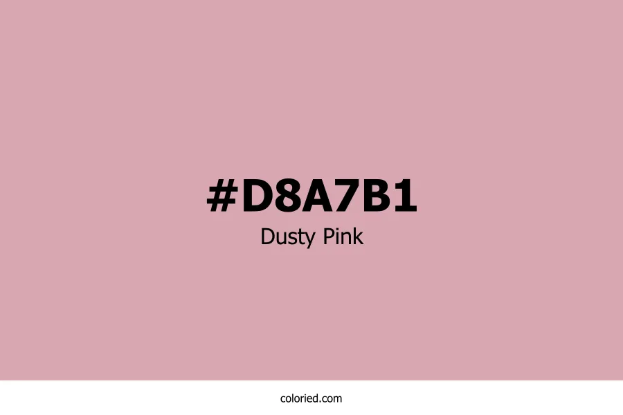 Dusty Pink Color Hex Code