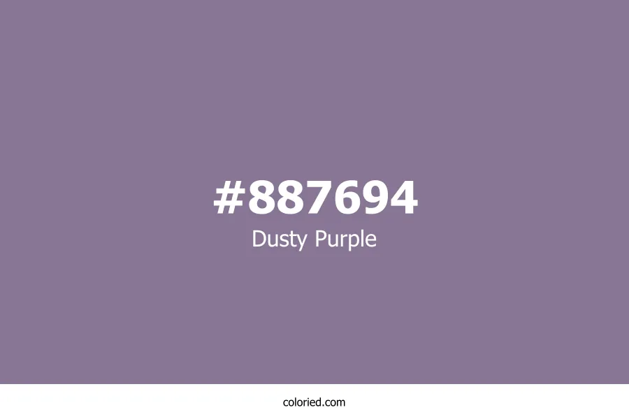 Dusty Purple Color
