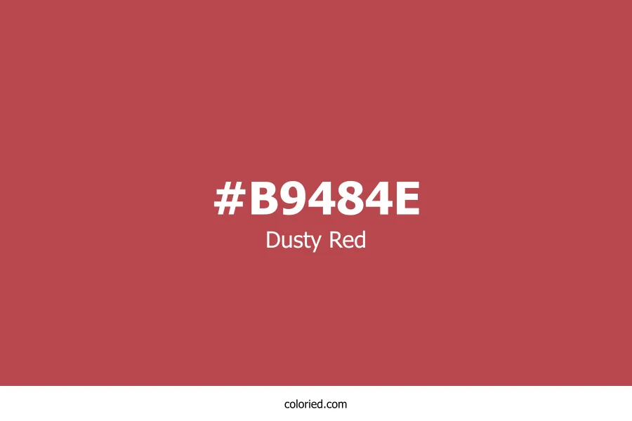 Dusty Red Color