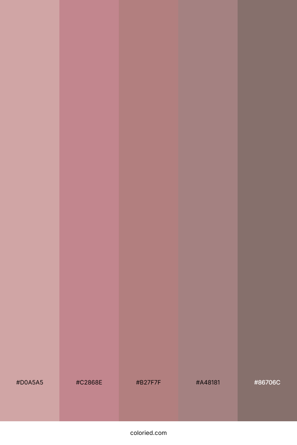 Dusty Rose and Mauve Color Palette