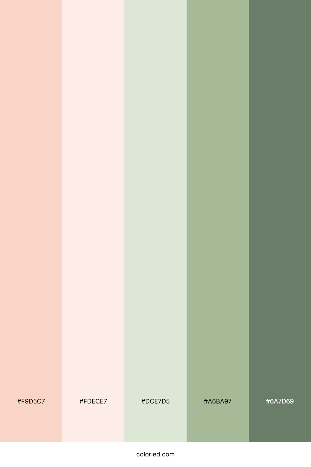 Dusty Rose and Sage Green Color Palette