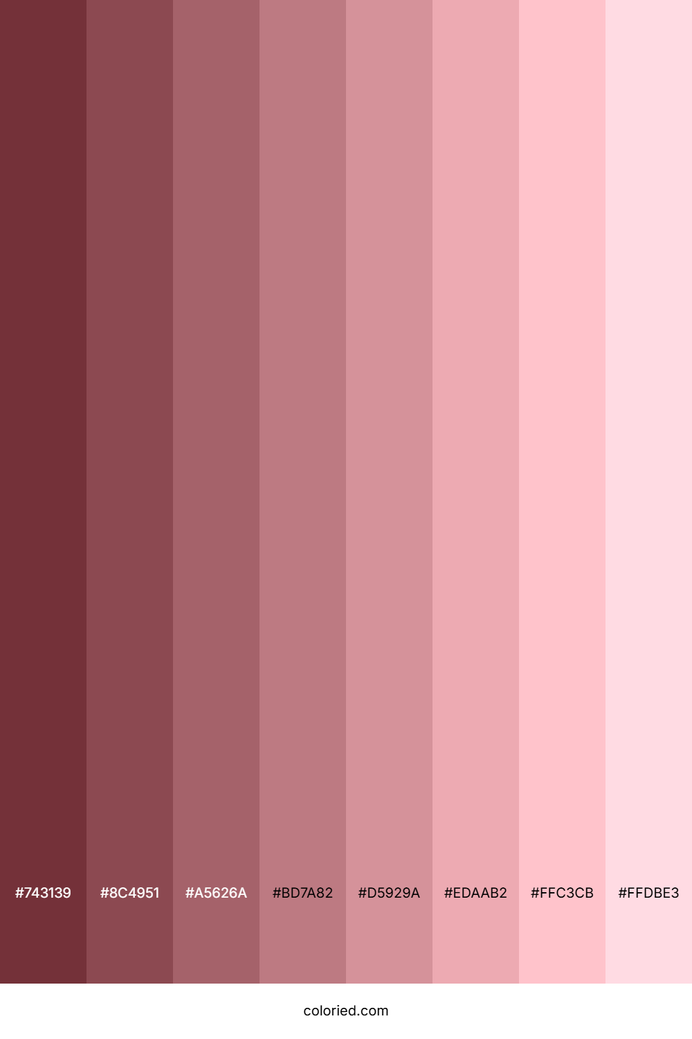 Dusty Rose Shades