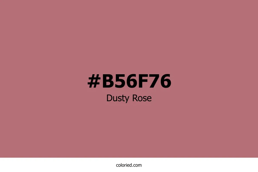 Dusty Rose Color Hex Code
