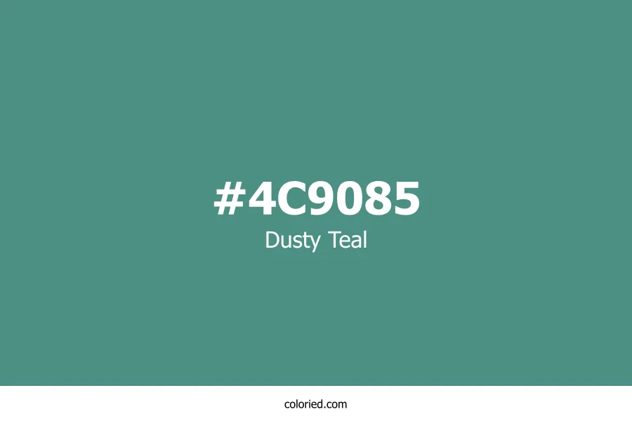 Dusty Teal Color