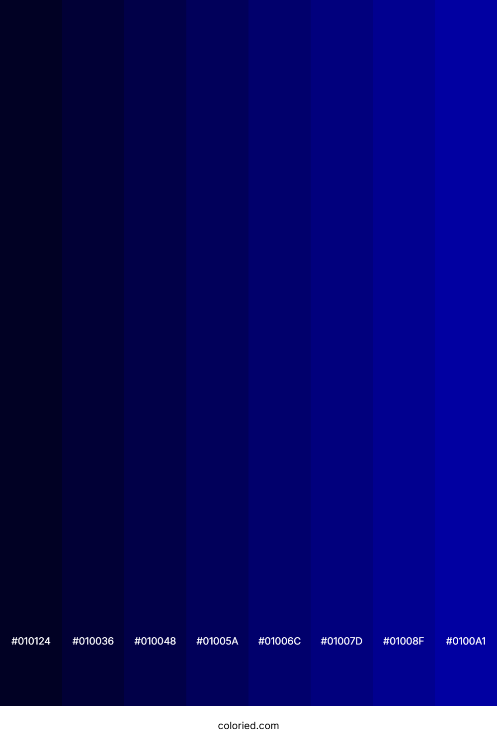 Earth Blue Color Shades