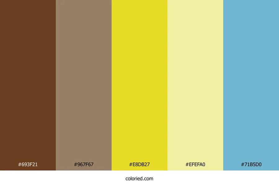 Earth Gold Sky Color Palette