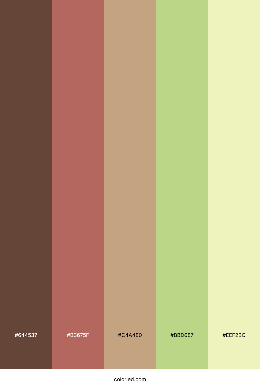 Earthy Meadow Light Color Palette