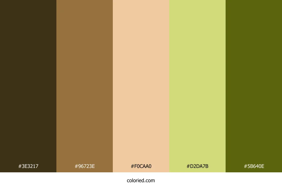 Earthy Meadow Morning Color Palette