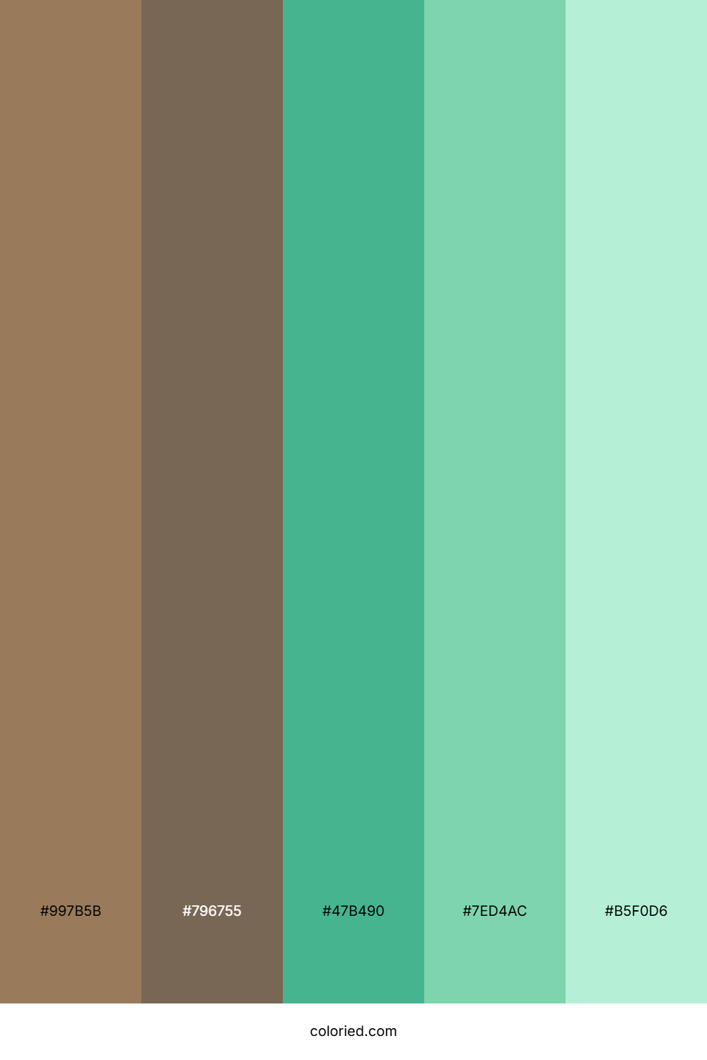 Earthy Mint Grove Palette