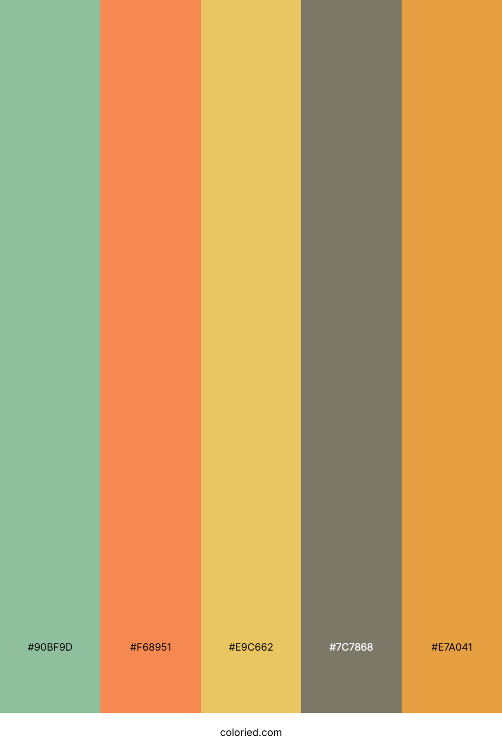 Earthy Retro Harvest Color Palette
