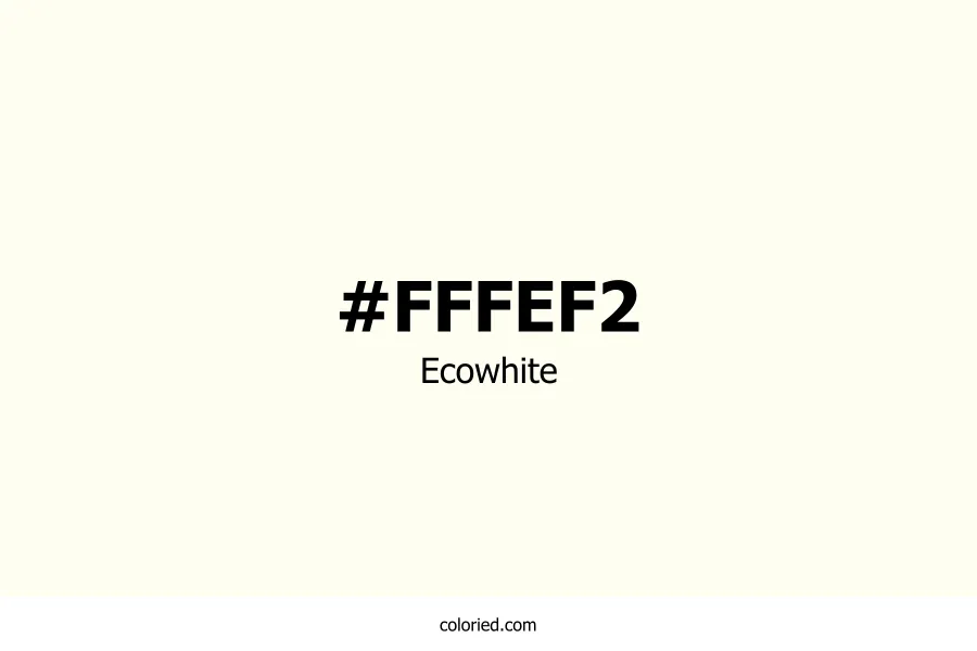 Ecowhite Color