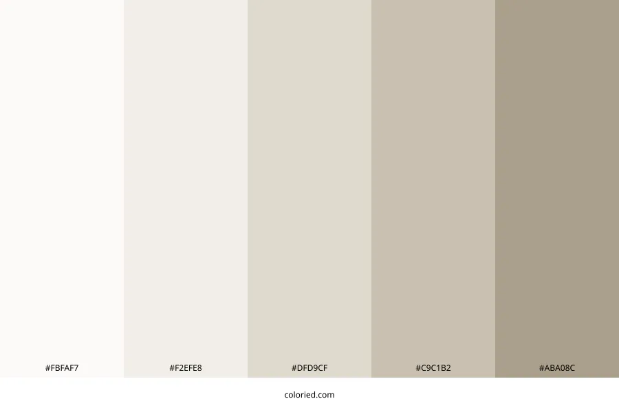 Egret White Color Palette