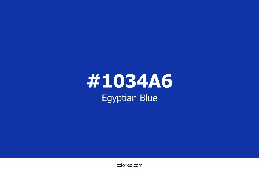Egyptian Blue Color