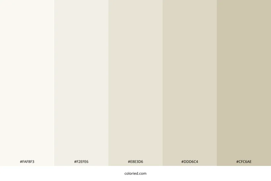Eider White Color Palette