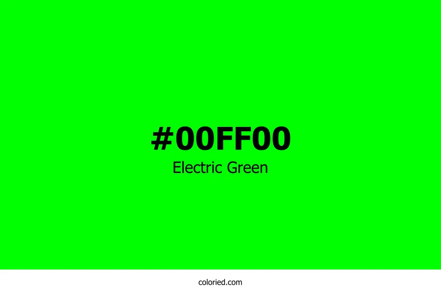Electric Green Color Hex Code