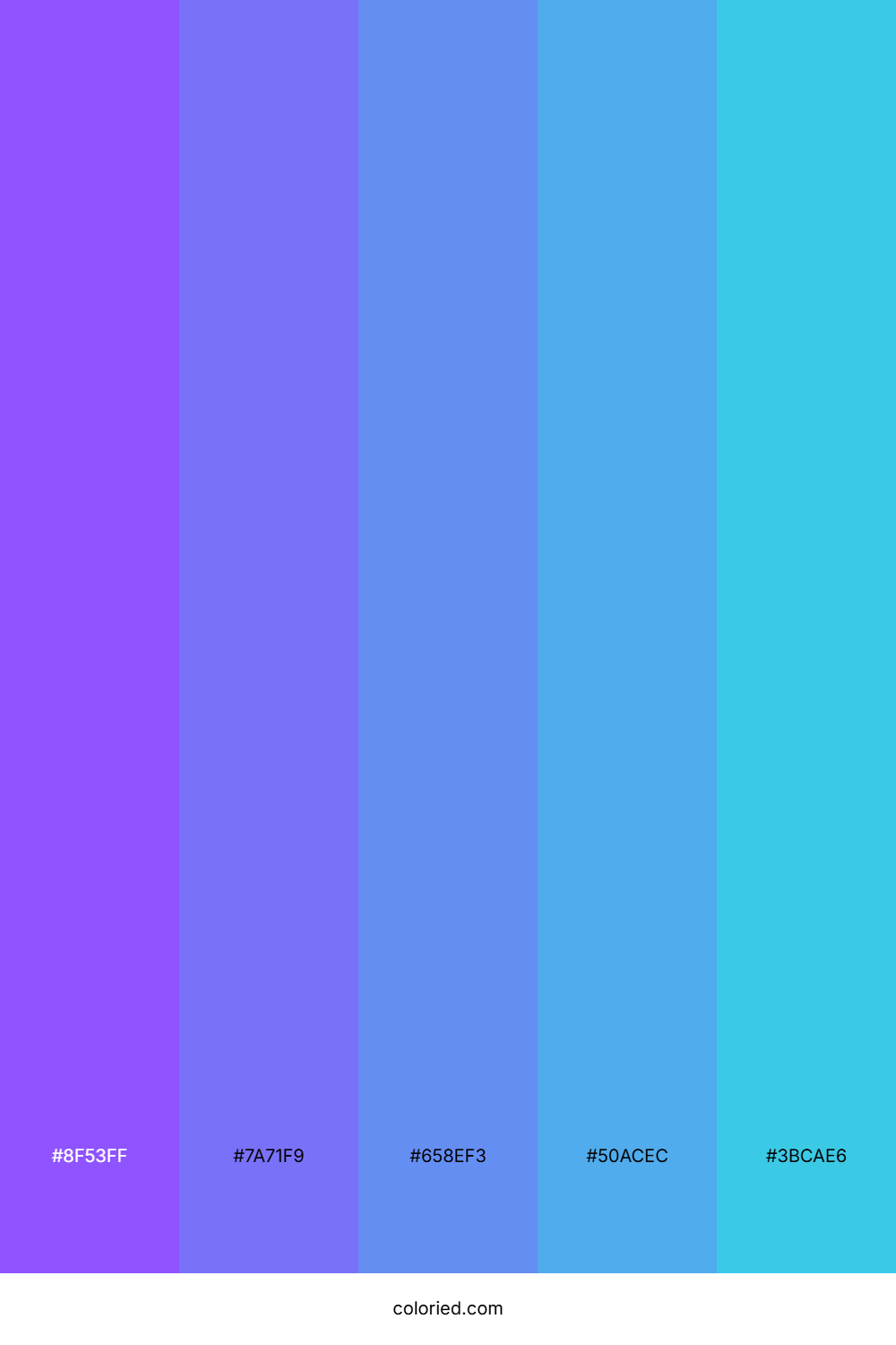 Electric Indigo Wave Palette