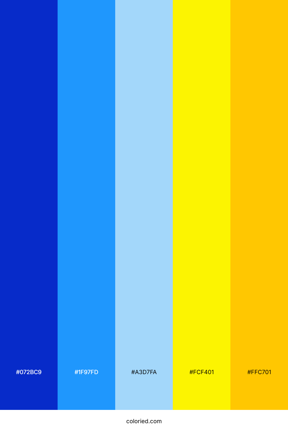 Electric Ocean Sun Palette