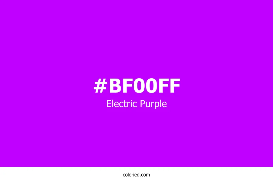 Electric Purple Color