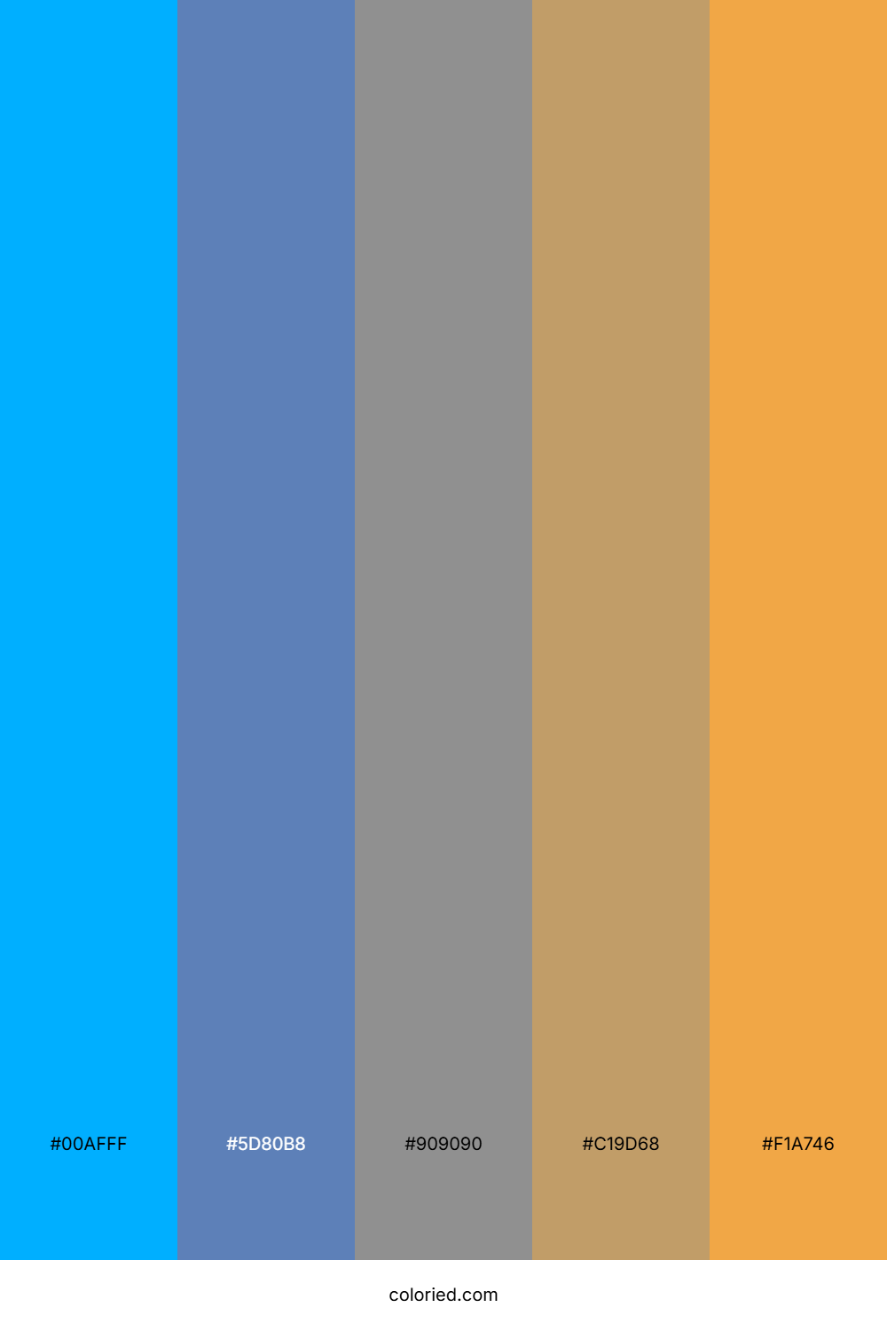 Electric Sky Stone Palette