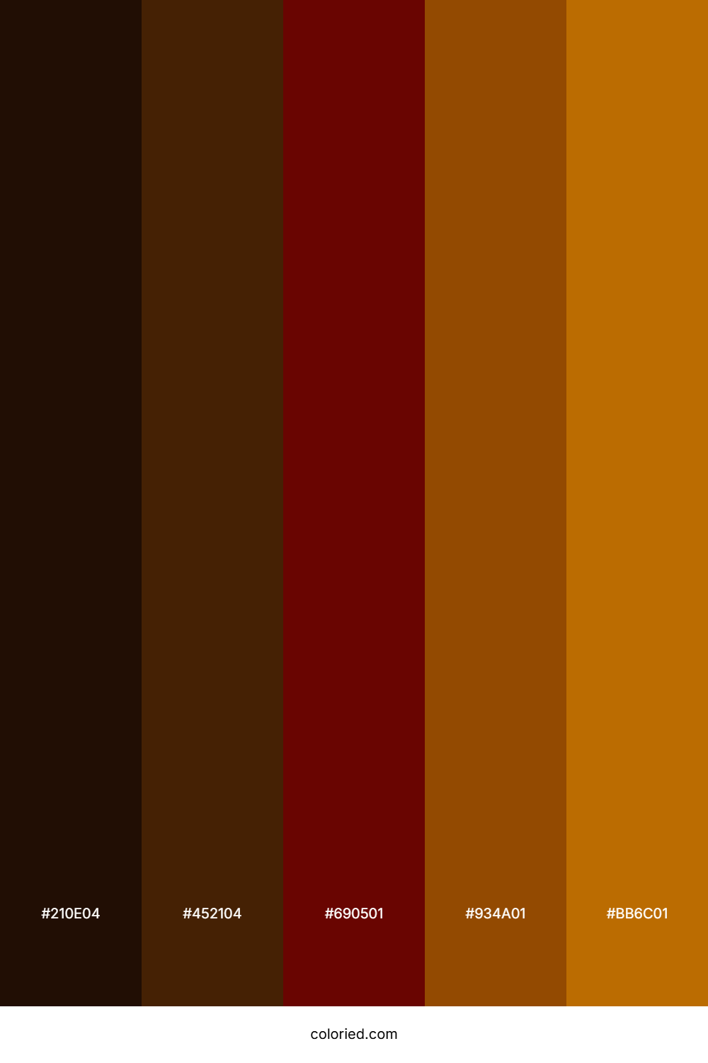 Embered Woodlands Color Palette