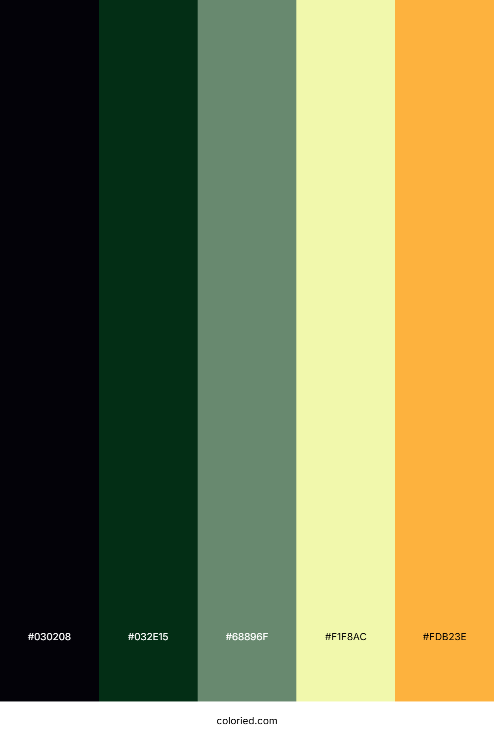 Emerald Citrus Dawn Color Palette