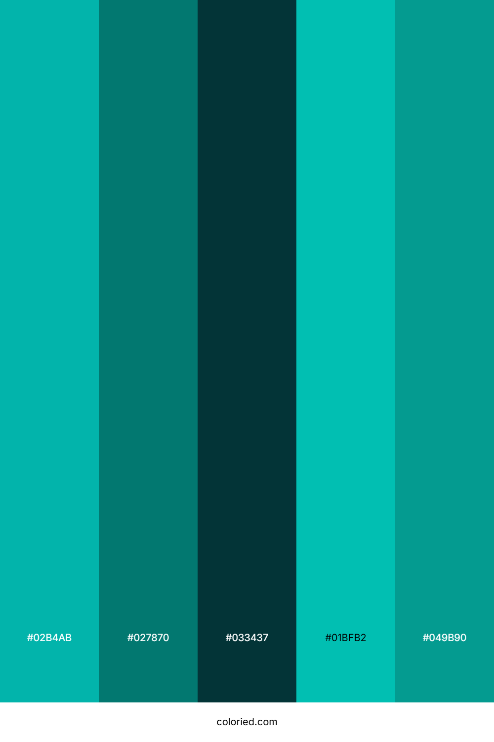 Emerald Ice Cave Color Palette