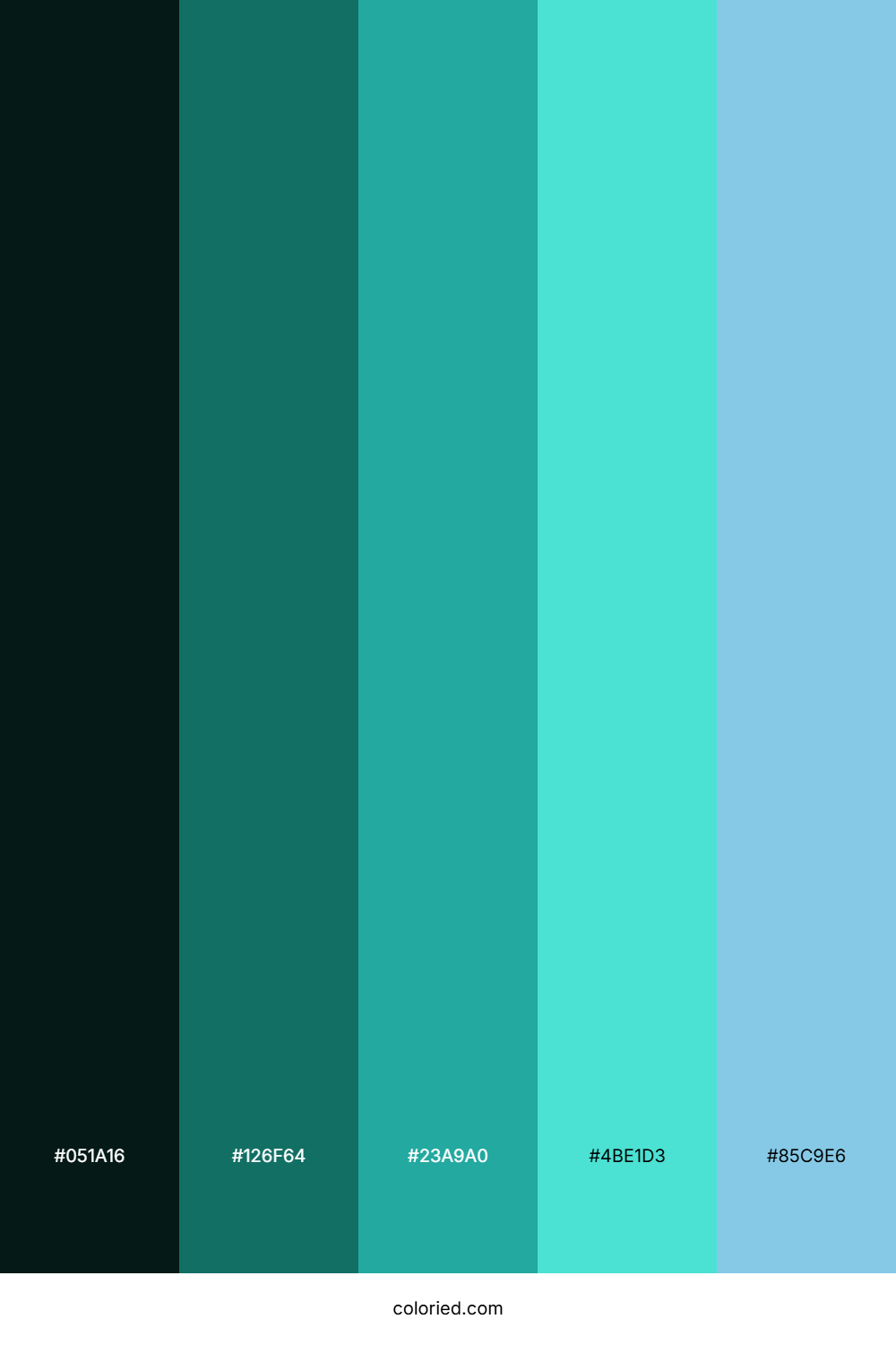 Emerald Ice Cavern Palette