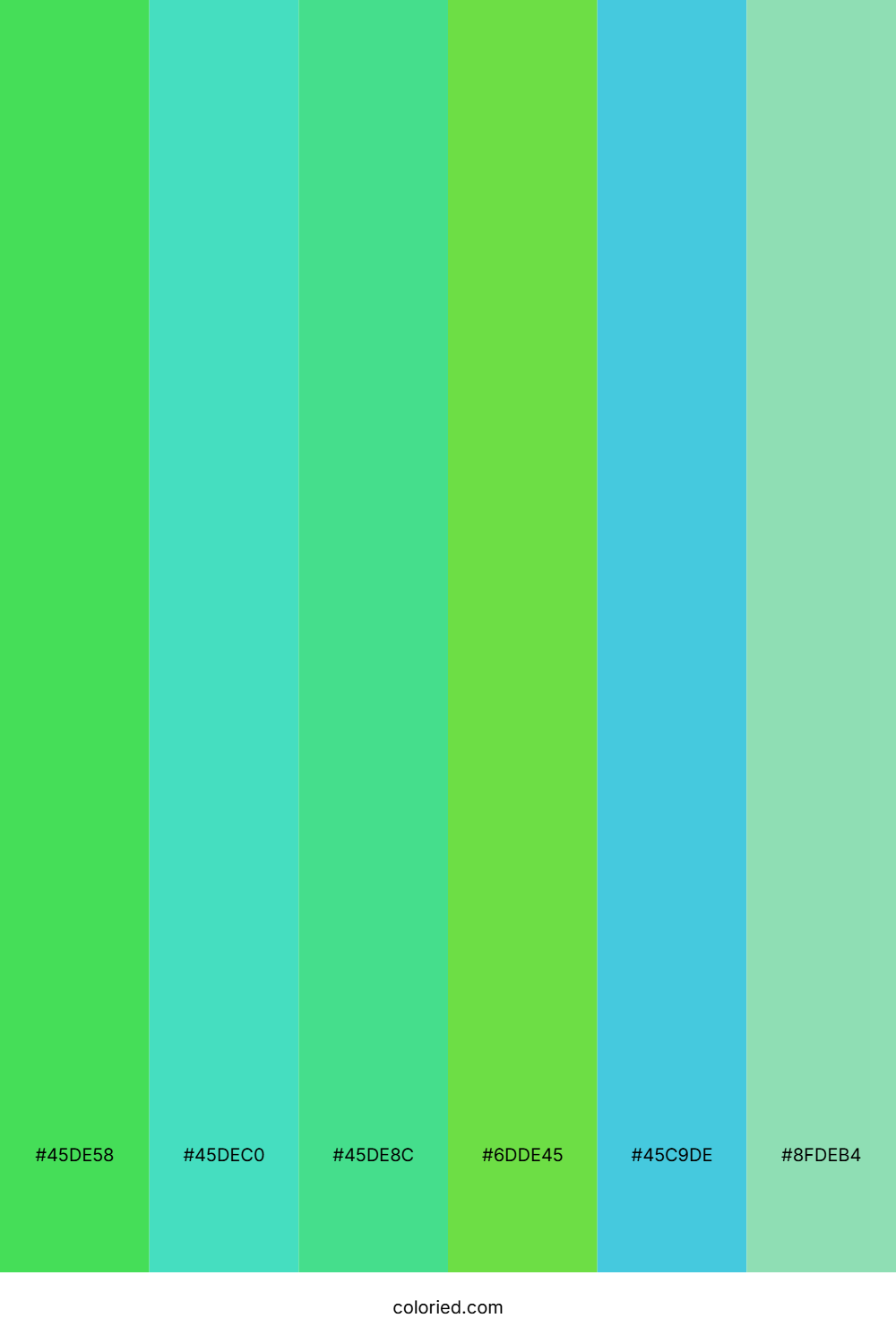 Emerald Mint Forest Color Palette