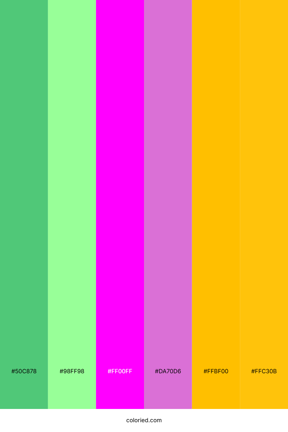 Emerald Orchid Gold Palette