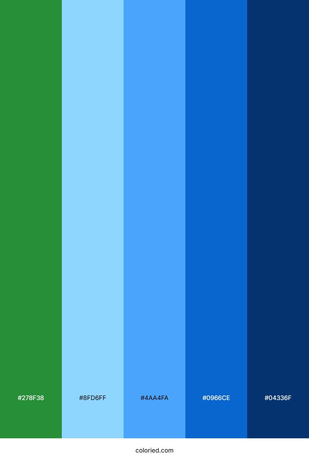 Emerald Sky Ocean Color Palette