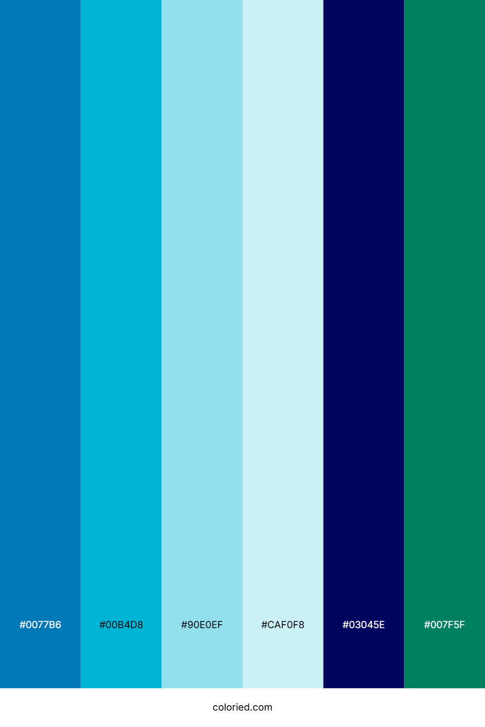 Emerald Tide Lagoon Color Palette