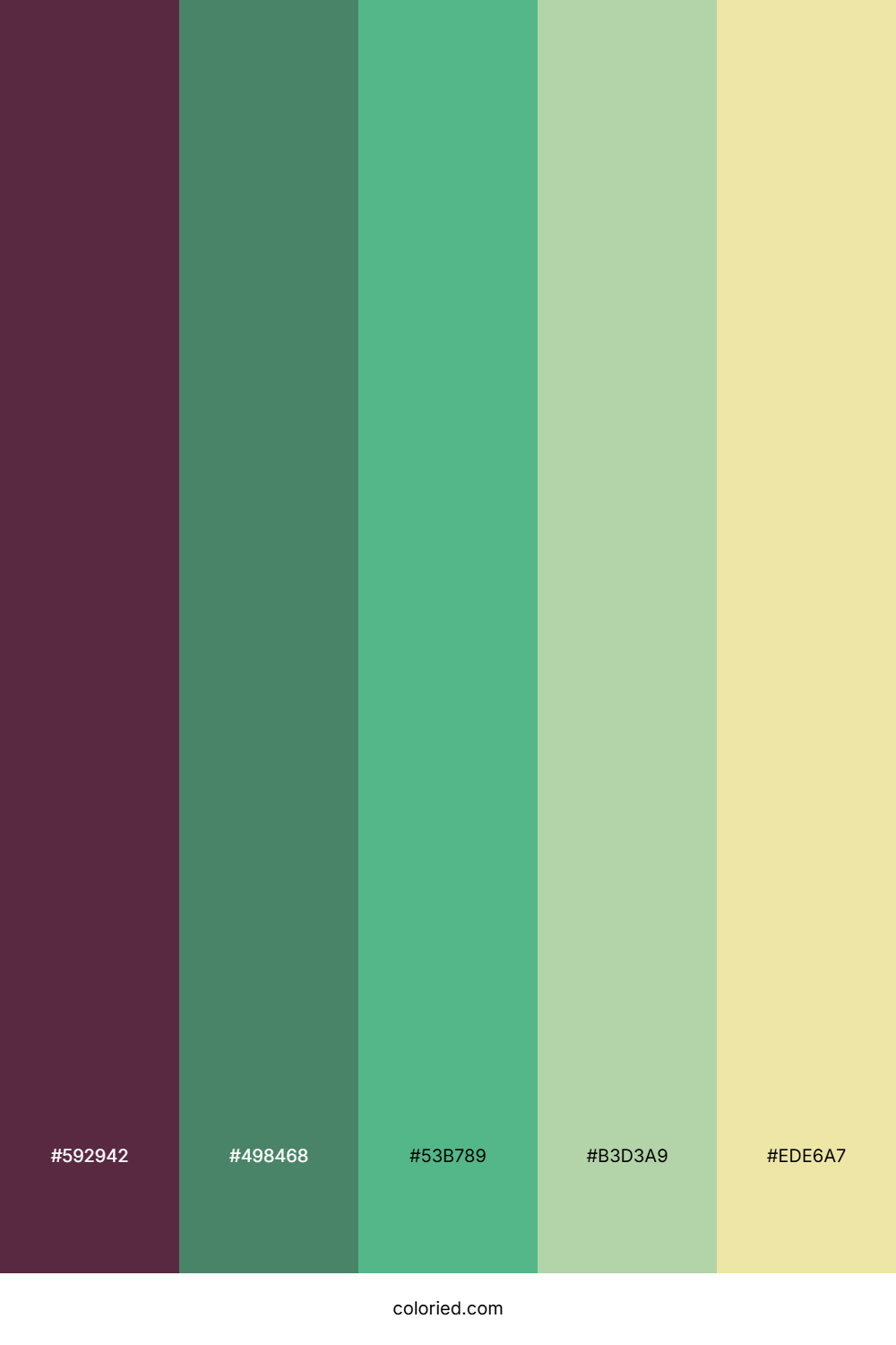 Emerald Vine Haze Palette