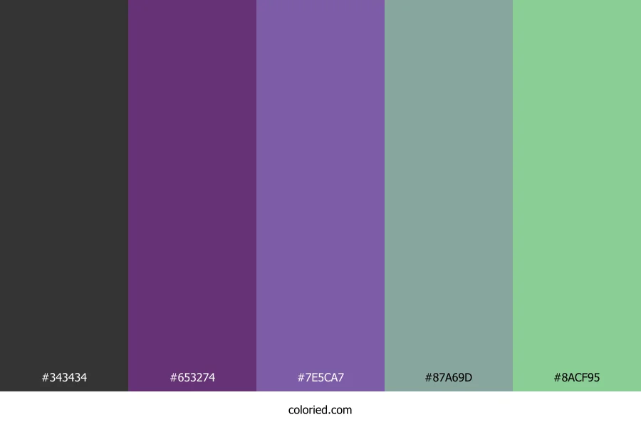 Enchanted Twilight Mist Color Palette