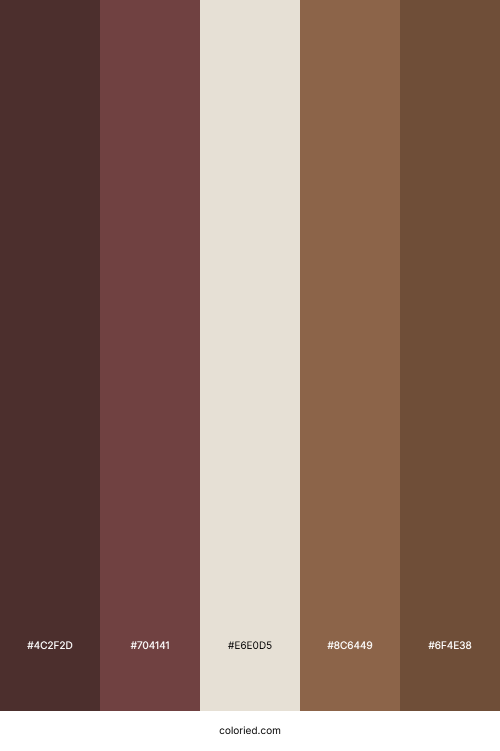 Espresso Almond Glow Color Palette