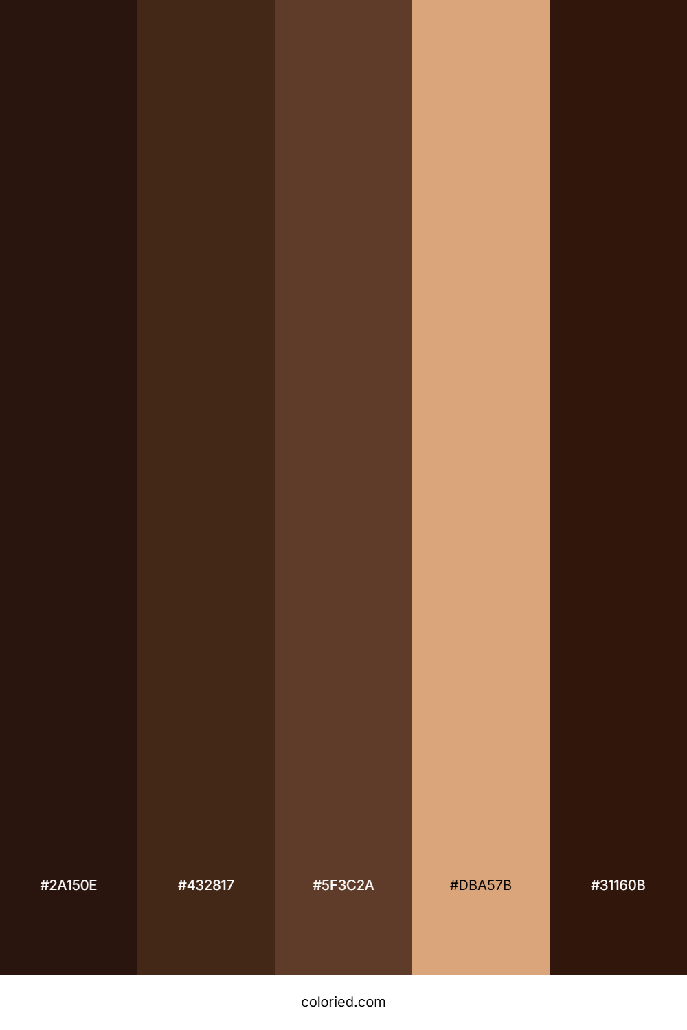 Espresso and Walnut Color Palette