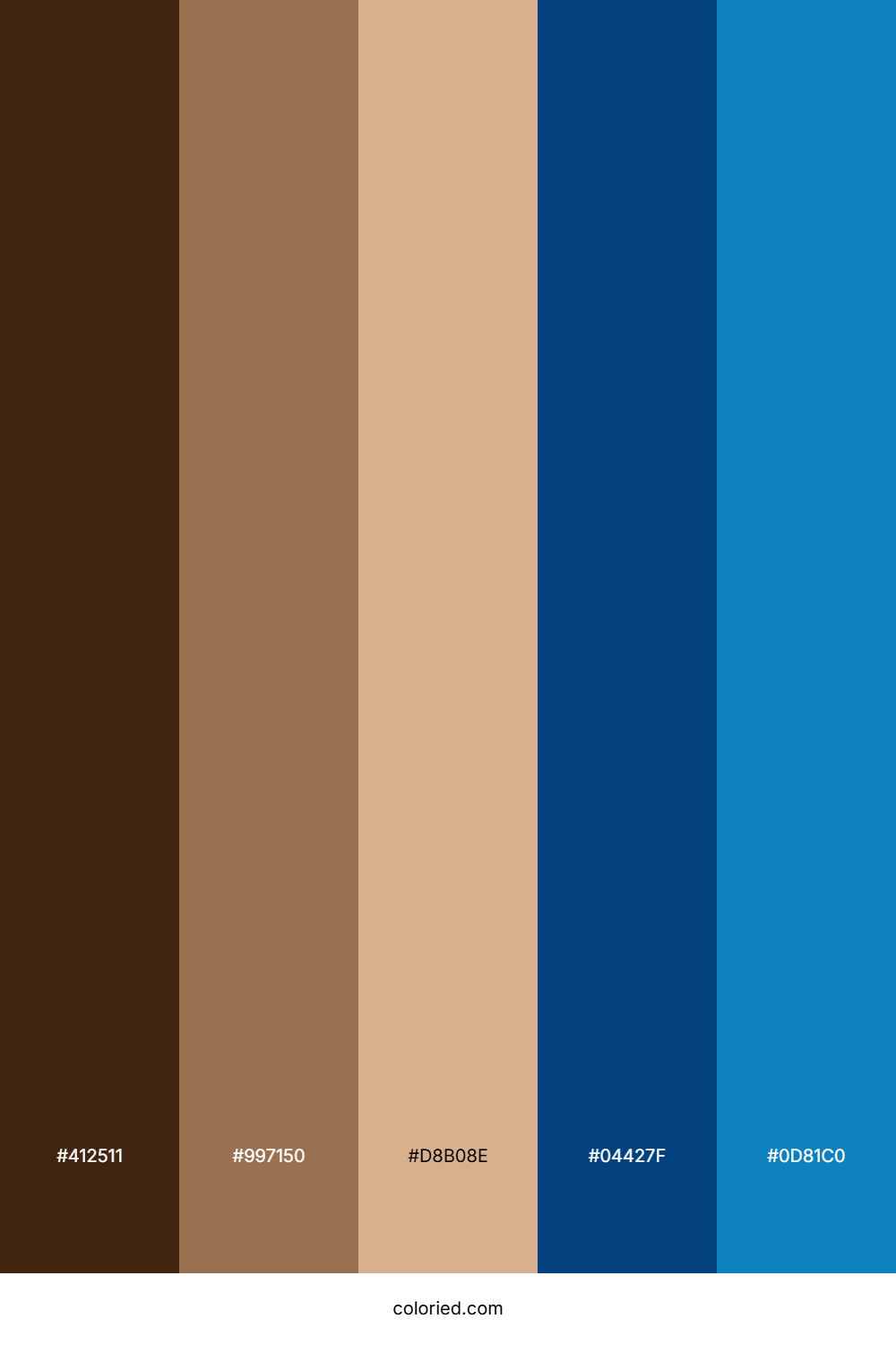 Espresso Sky Color Palette