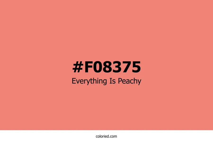 Everything Is Peachy Color