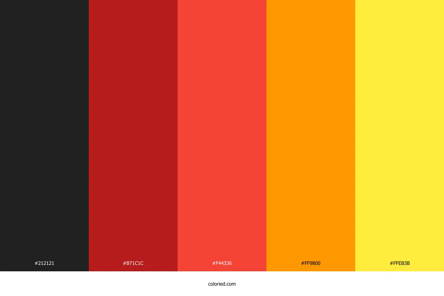 Explosion Color Palette