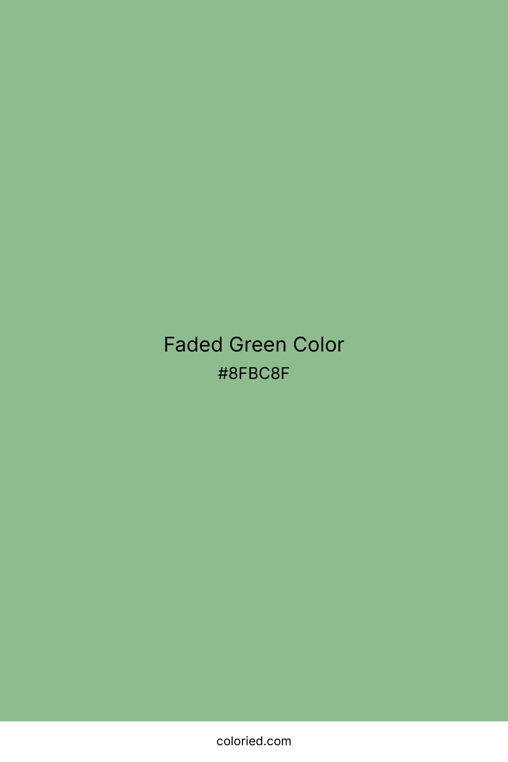 Faded Green Color