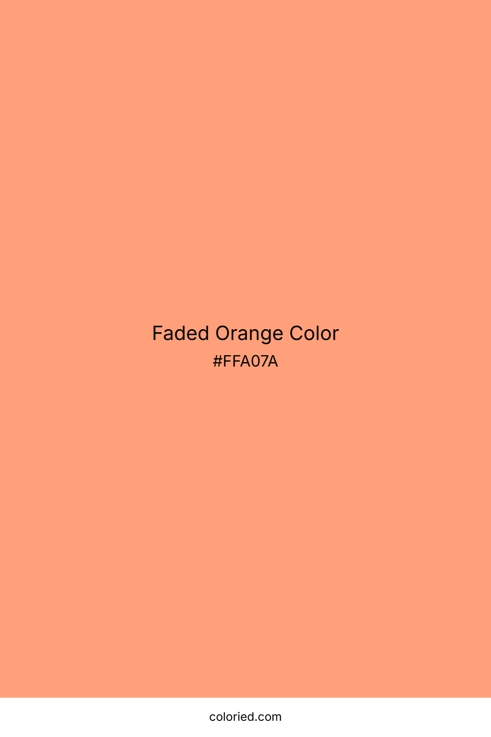 Faded Orange Color