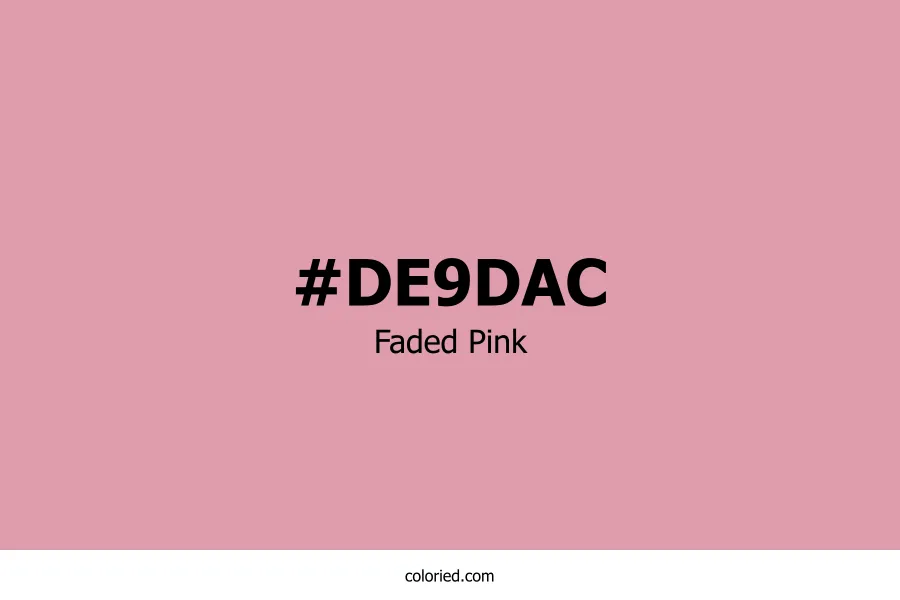 Faded Pink Color