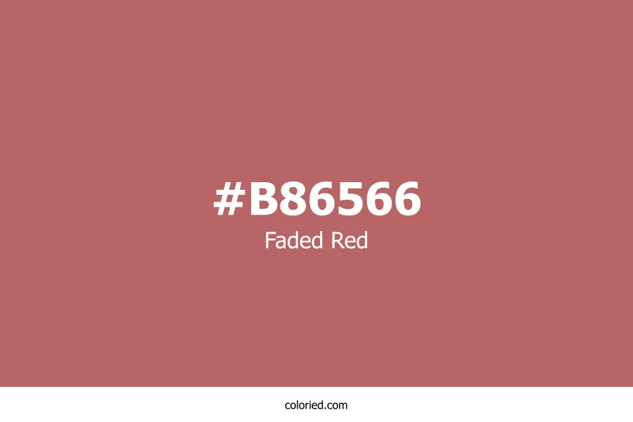 Faded Red Color